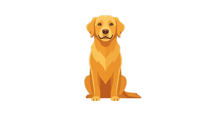 Golden retriever mascot — Maisie, the inspiration behind Golden Marketing